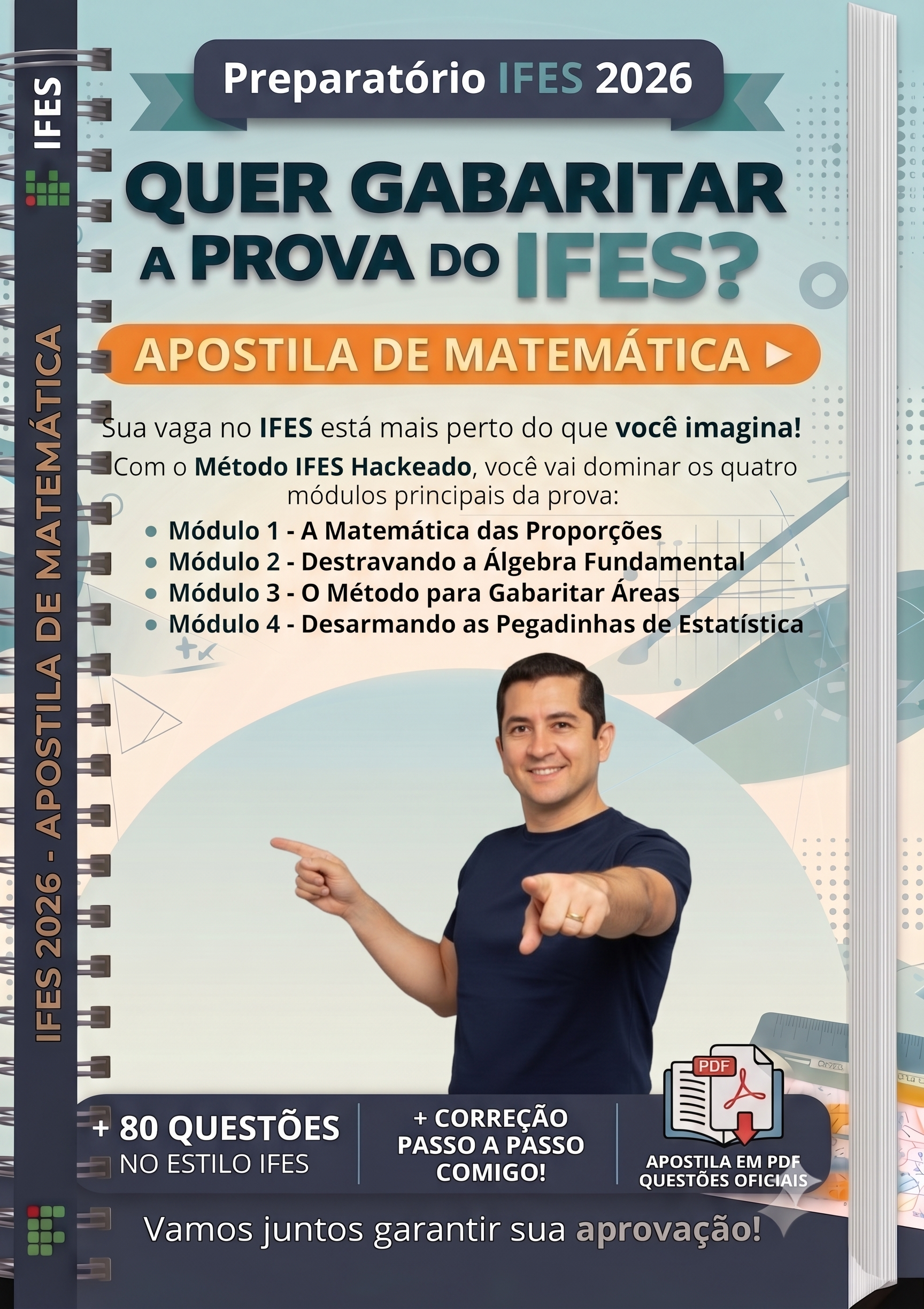 Capa da Apostila IFES Hackeado 2026